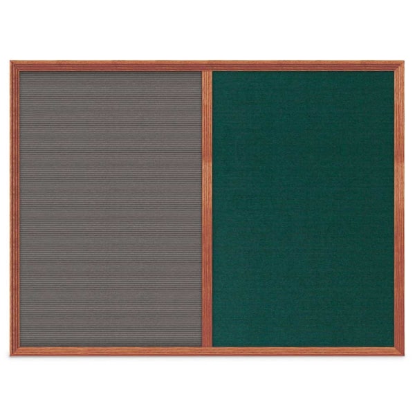 Slim Style Indoor Enclosed Corkboard, 12